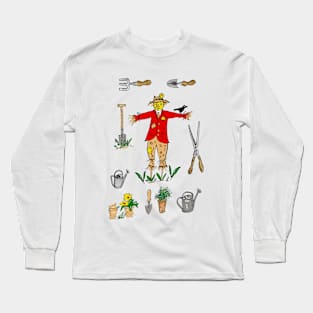 Garden Scarecrow Long Sleeve T-Shirt